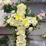 Cross Funeral Flower 002 - podium